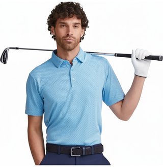 PING Hershel polo uomo, baltic sea multi
