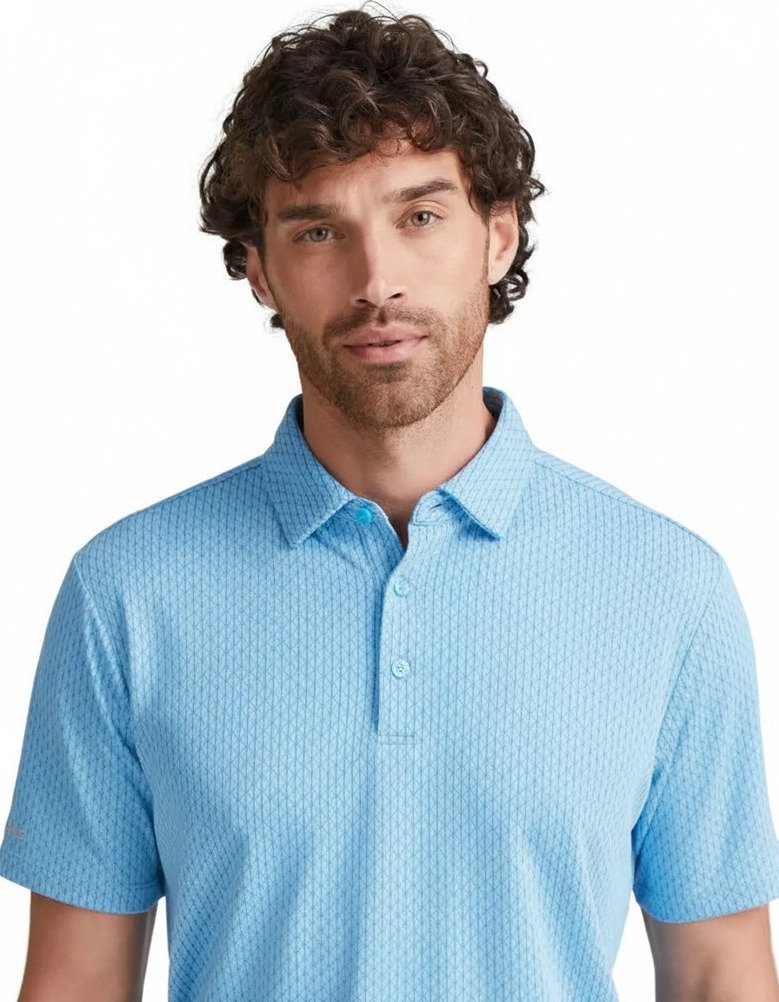 PING Hershel polo uomo, baltic sea multi