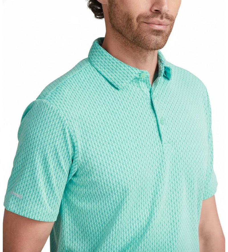 PING Hershel polo uomo, green bay multi