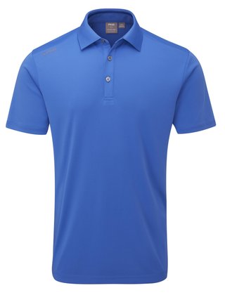 PING Lindum polo da uomo, bright cobalt