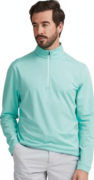 PING Latham Half Zip maglia da golf uomo, green bay
