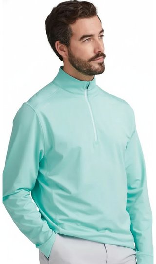 PING Latham Half Zip maglia da golf uomo, green bay