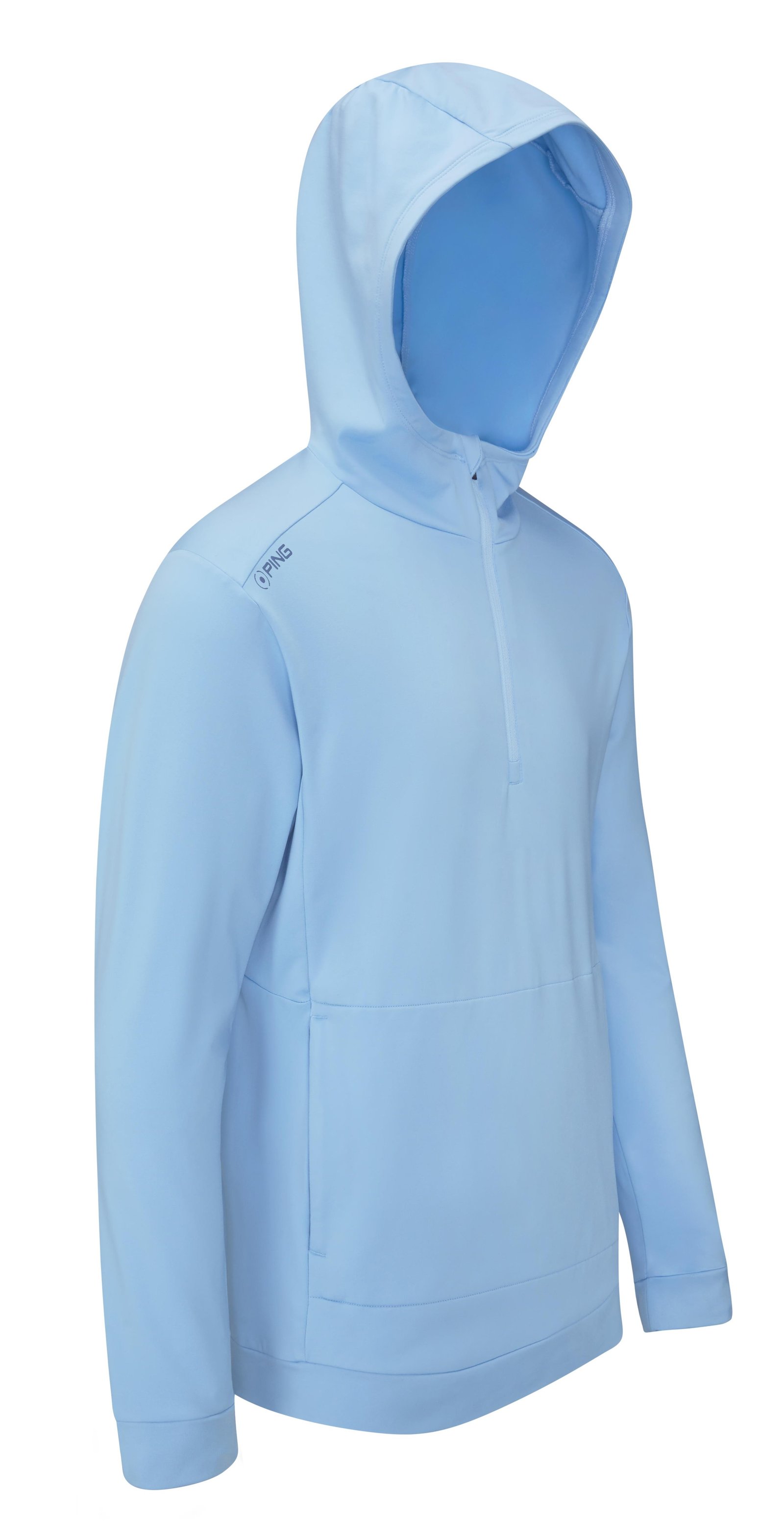 Ping Haldon Hooded Fleece felpa da uomo, baltic sea