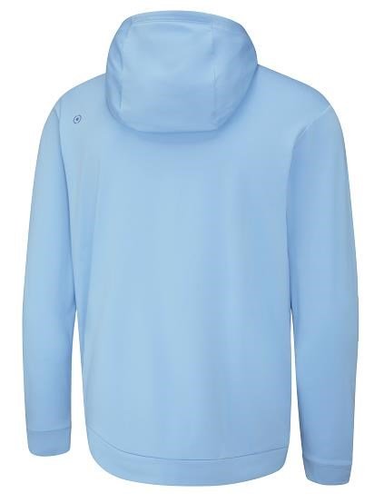 Ping Haldon Hooded Fleece felpa da uomo, baltic sea