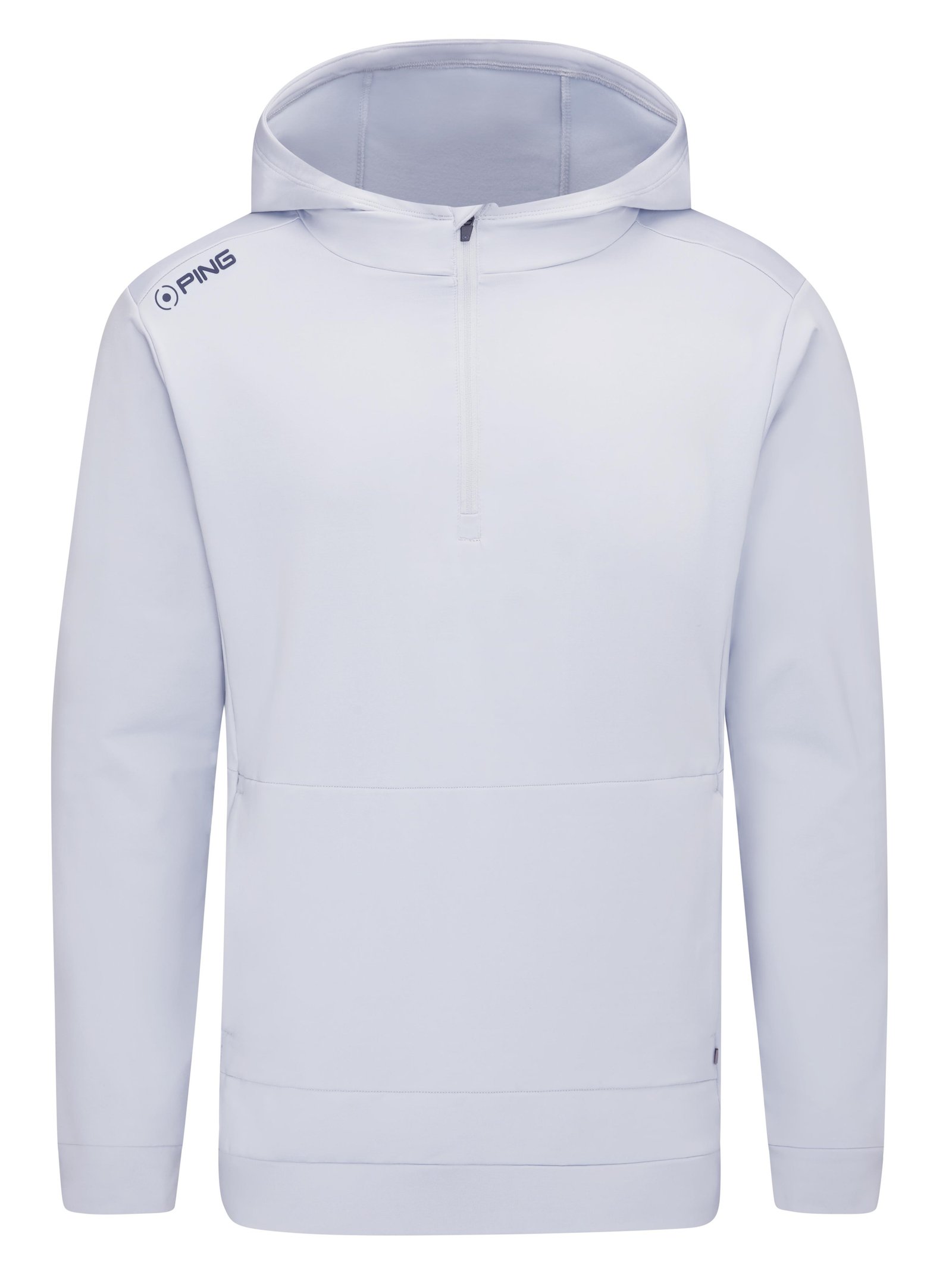 PING Haldon Hooded Fleece felpa da uomo, pearl grey