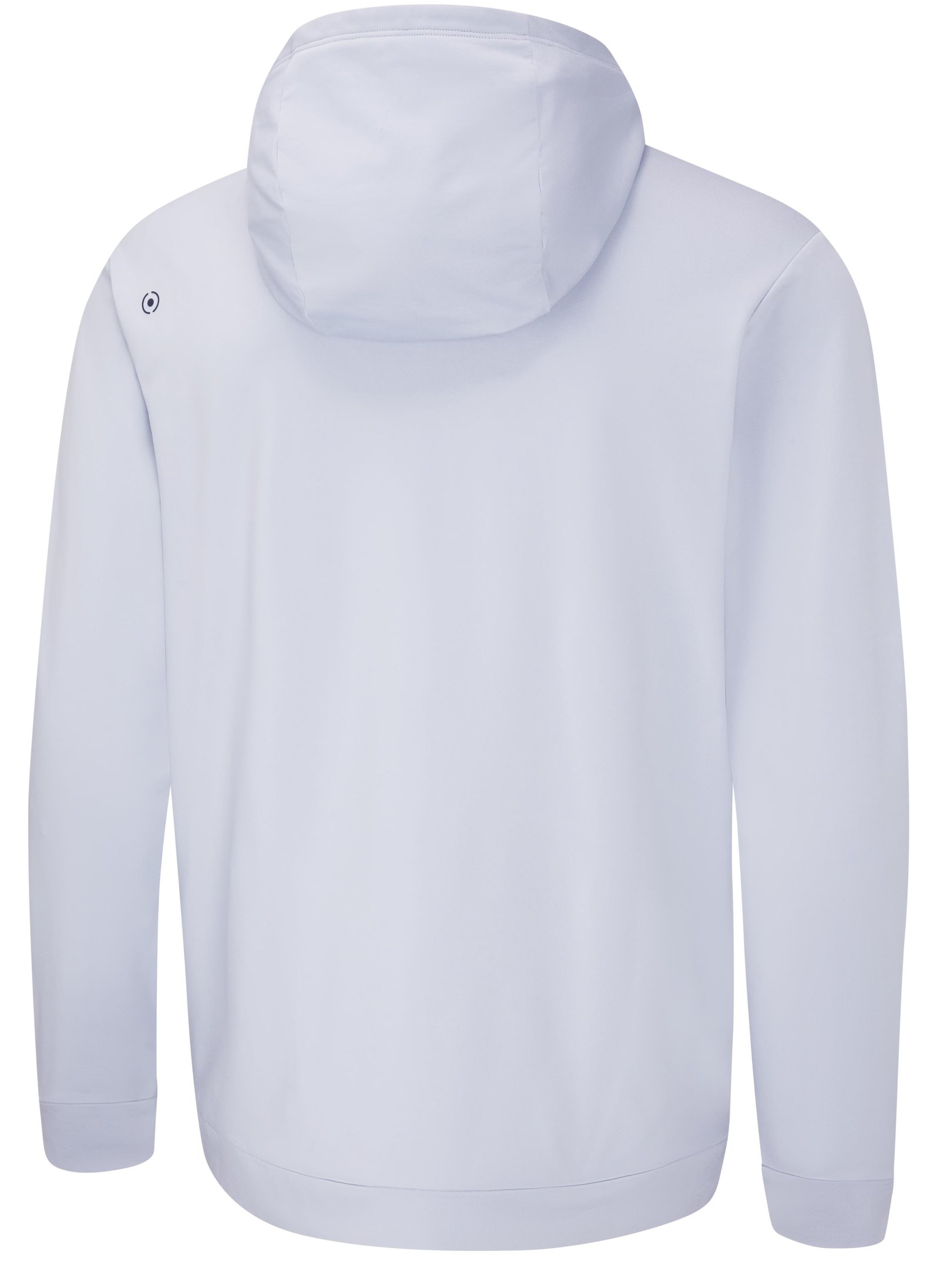 PING Haldon Hooded Fleece felpa da uomo, pearl grey