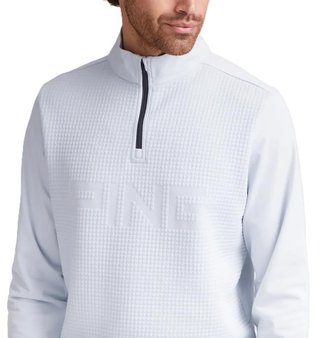PING Faron felpa uomo, grigio perla