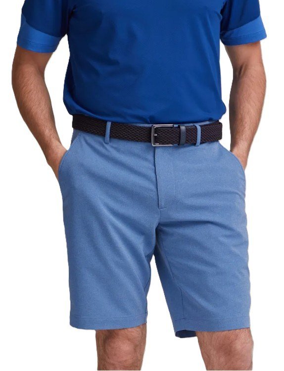 PING Barret pantaloncini da uomo, Bright Cobalt Marl