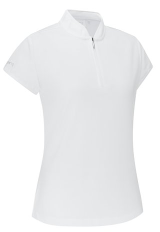 PING Evetta Jacquard polo da donna, bianco