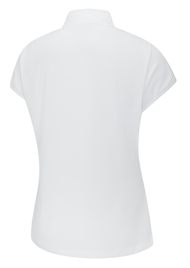 PING Evetta Jacquard polo da donna, bianco