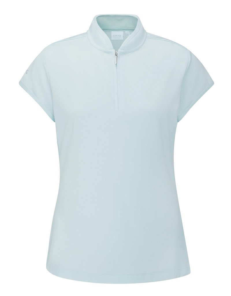 PING Evetta Jacquard polo da donna, seaspray