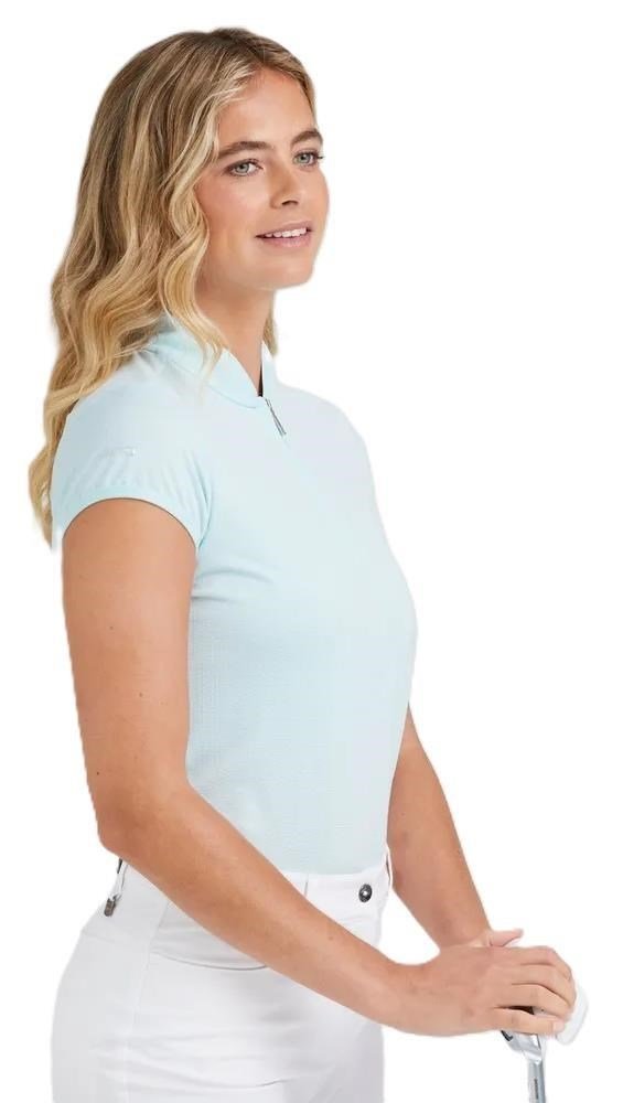 PING Evetta Jacquard polo da donna, seaspray