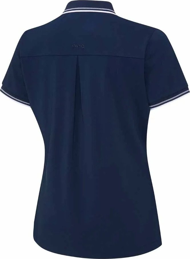 PING Viviana Tipped polo da donna, navy