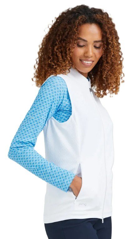 PING Mischa gilet da donna, bianco