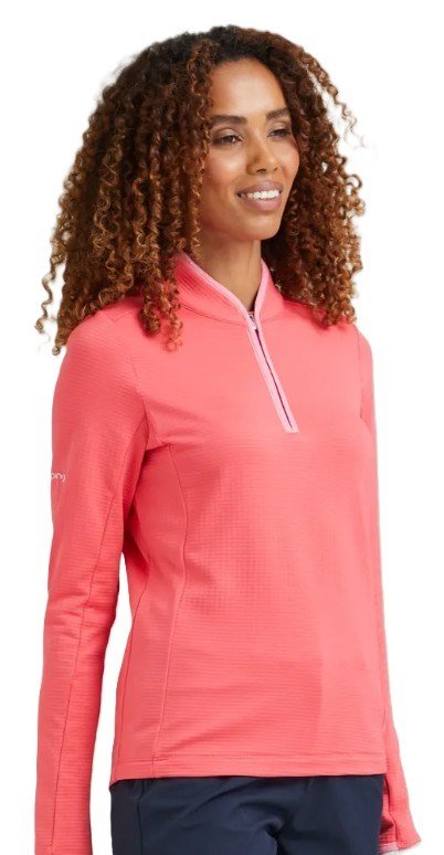 PING Abigale Fleece felpa da donna, rosa paradise