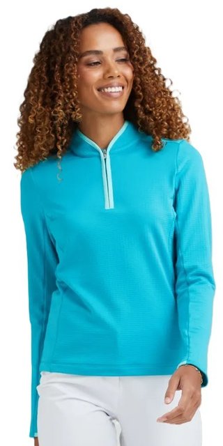 PING Abigale Fleece felpa da donna, turchese