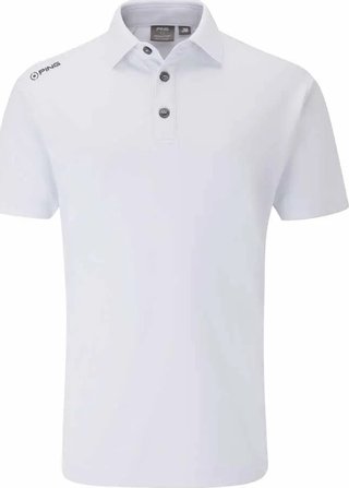 PING Lindum Junior polo da bambino, bianco