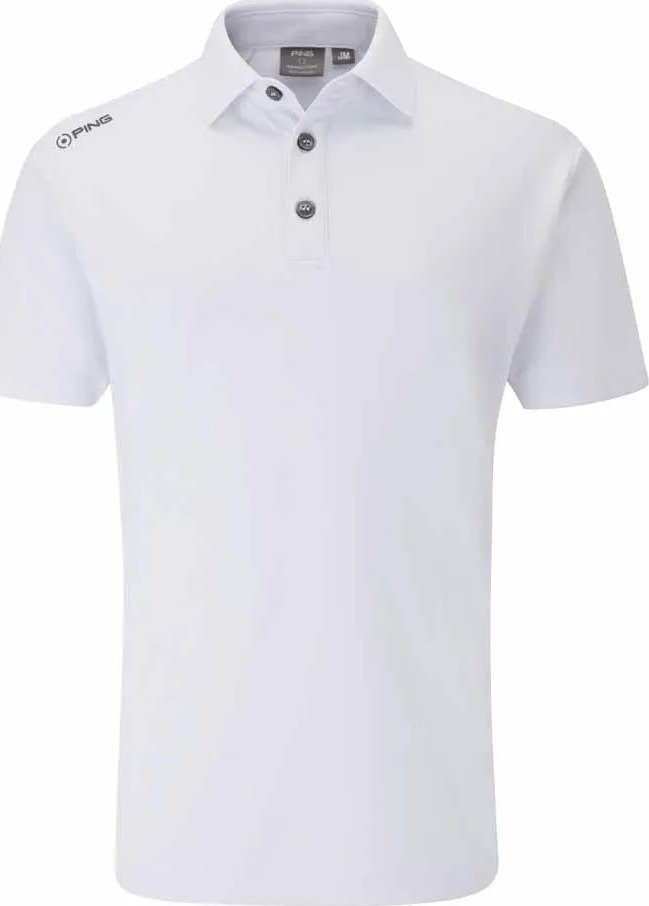 PING Lindum Junior polo da bambino, bianco