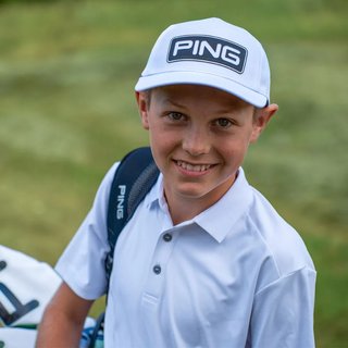 PING Lindum Junior polo da bambino, bianco