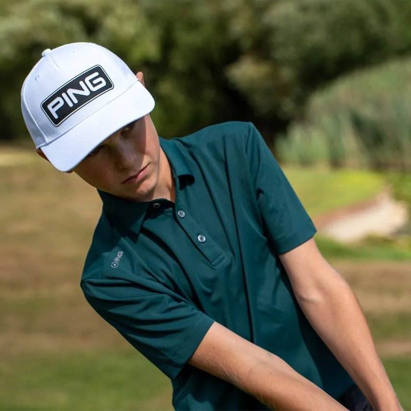 PING Lindum Junior polo da bambino, pine