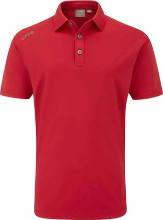 PING Lindum Junior polo da bambino, rich red