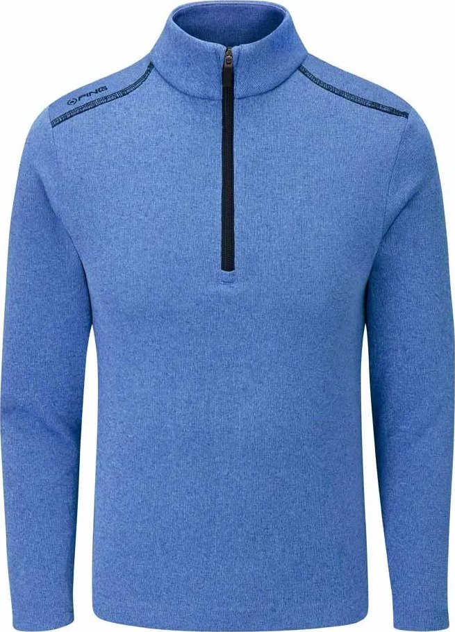 PING Ramsey Junior felpa, Snorkel Blue Marl