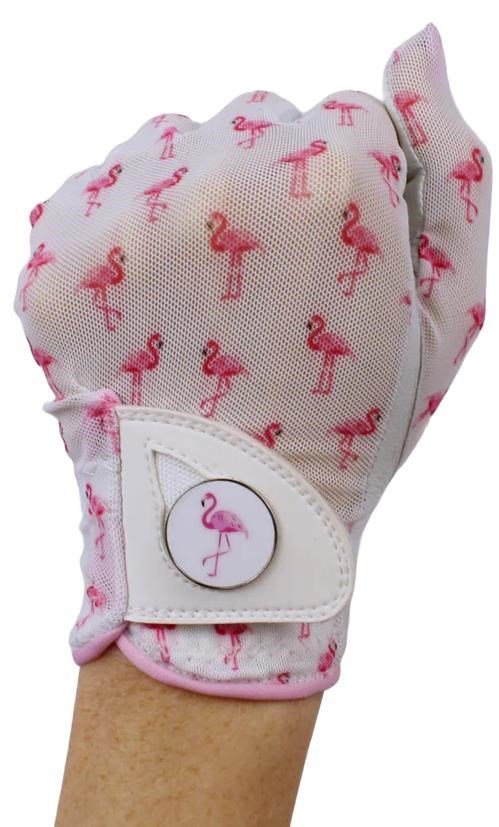 Best of Golf America ladies glove, flamingle guanto da donna, flamingle