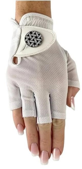 Best of Golf America Halfinfer guanto da donna, bianco