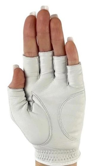 Best of Golf America Halfinfer guanto da donna, bianco
