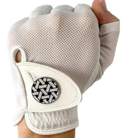 Best of Golf America Halfinfer guanto da donna, bianco