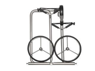 JuStar Silver carrello manuale a 3 ruote, finitura titanio argento + borsa da trasporto Classic, freno meccanico