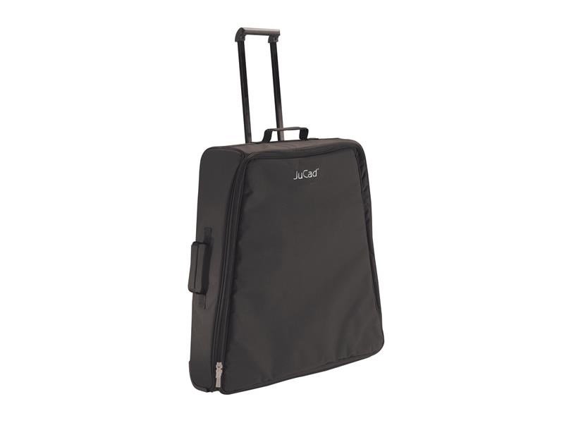 JuStar Silver carrello manuale a 3 ruote, finitura titanio argento + borsa da trasporto Classic, freno meccanico