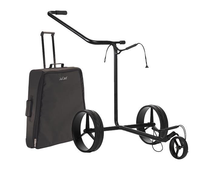 JuStar Black 3-Wheeled carrello manuale, nero