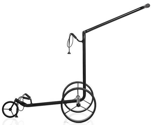 JuStar Black 3-Wheeled carrello manuale, nero