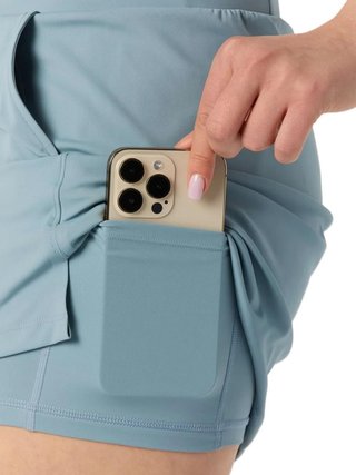 Travis Mathew Game Set Match gonna skort da donna, smoke blue