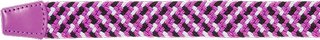 FootJoy Braided unisex cintura, nero/bianco/berry, lunga