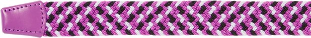 FootJoy Braided unisex cintura, nero/bianco/berry, lunga