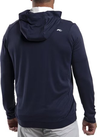 KJUS Kallen Hooded Midlayer felpa uomo, atlanta blue