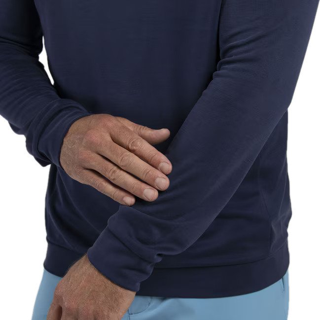 KJUS Kallen Hooded Midlayer felpa uomo, atlanta blue