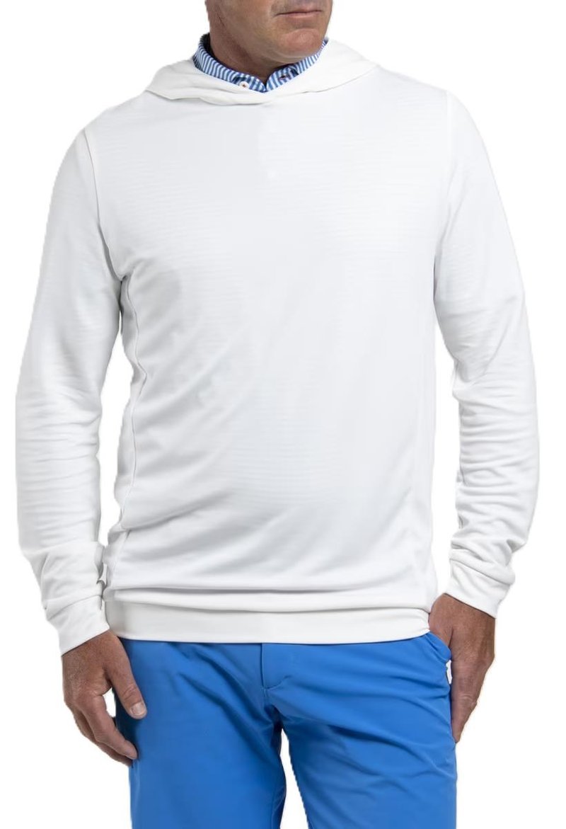 KJUS Kallen Hooded felpa uomo, bianca