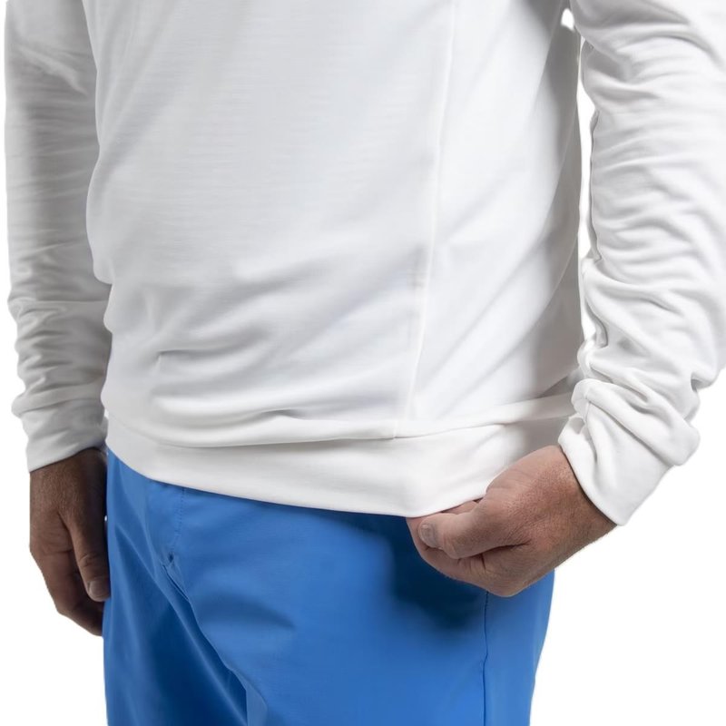 KJUS Kallen Hooded felpa uomo, bianca