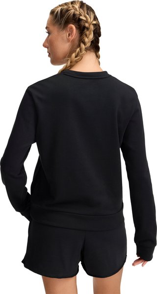 Under Armour Rival Terry Crew felpa donna, nera