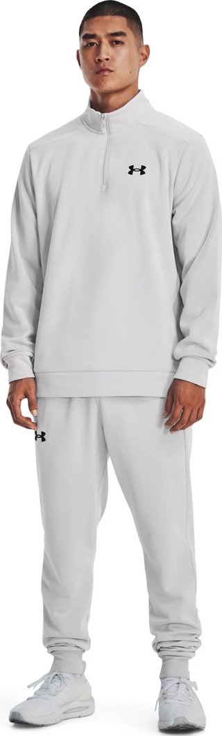 Under Armour Fleece 1/4 Zip felpa uomo, halo gray