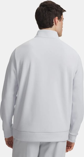 Under Armour Fleece 1/4 Zip felpa uomo, halo gray