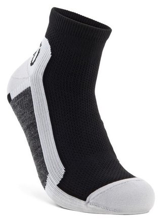 Ecco Tech Sporty Ankle-Cut calzini, Black/White
