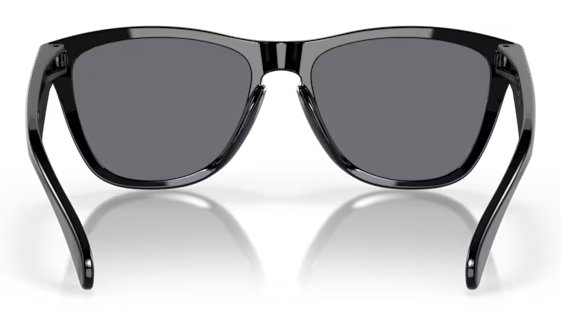 Oakley Frogskins Polished Black w/ Grey occhiali da sole
