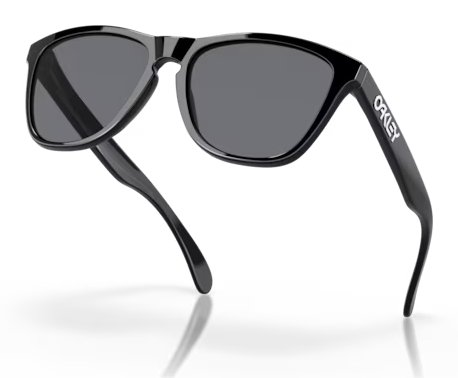 Oakley Frogskins Polished Black w/ Grey occhiali da sole