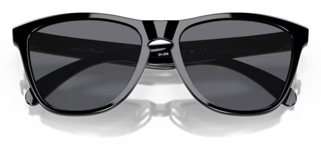 Oakley Frogskins Polished Black w/ Grey occhiali da sole