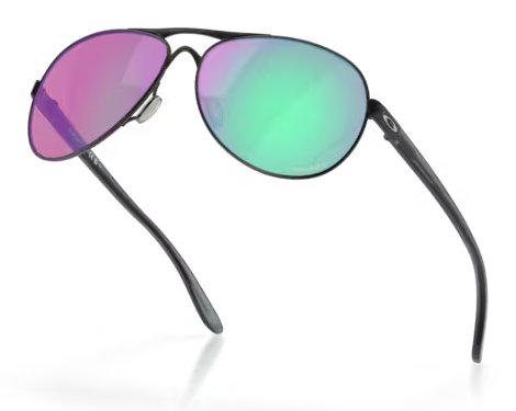 Oakley Feedback occhiali da sole, Prizm Golf Lenses, montatura Satin Black
