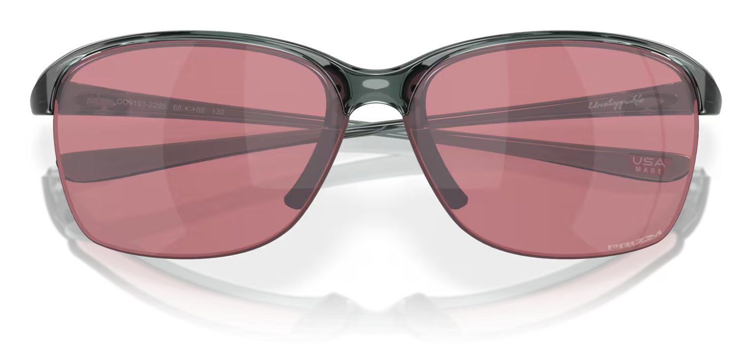 Oakley Unstoppable occhiali da sole, Prizm Dark Golf Lenses/Crystal Black Frame